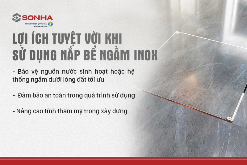 Lợi ích khi sử dụng nắp bể ngầm