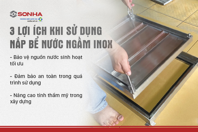 Lợi ích khi sử dụng nắp bể ngầm