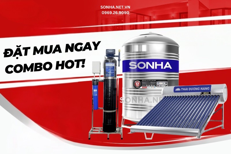 Sử dụng combo các sản phẩm thiết bị xây dựng cho gia đình