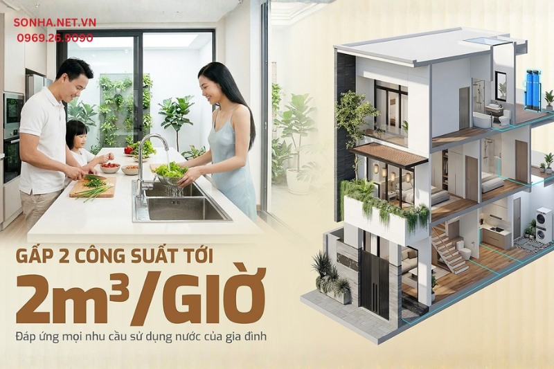Hệ thống lọc tổng với c&ocirc;ng suất lọc lớn