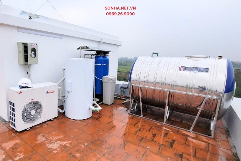Lắp đặt m&aacute;y nước n&oacute;ng trung t&acirc;m heat pump cho kh&aacute;ch h&agrave;ng tr&ecirc;n to&agrave;n quốc