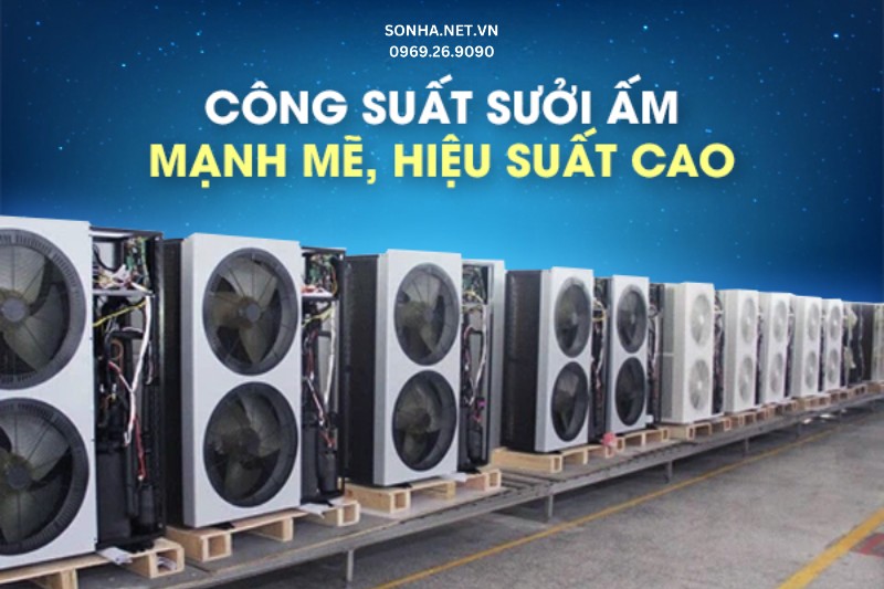 KHW-KX200SEPA có công suất sưởi ấm và hiệu suất mạnh mẽ