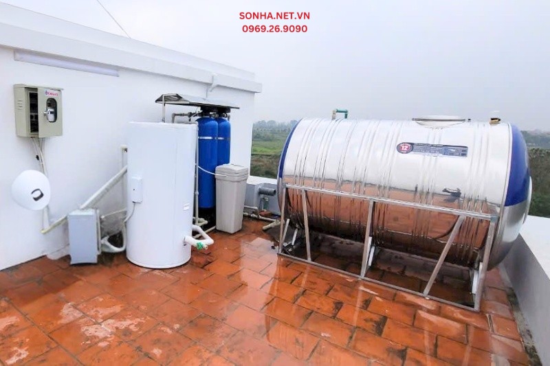 Lắp đặt liên tục máy bơm nhiệt nước nóng trung tâm Kahawa