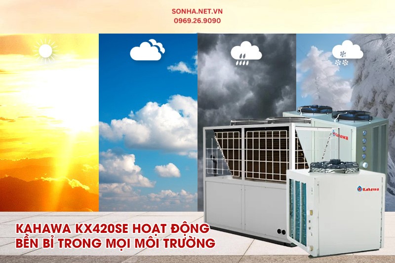Kahawa KX420SE hoạt động bền bỉ trong mọi điều kiện