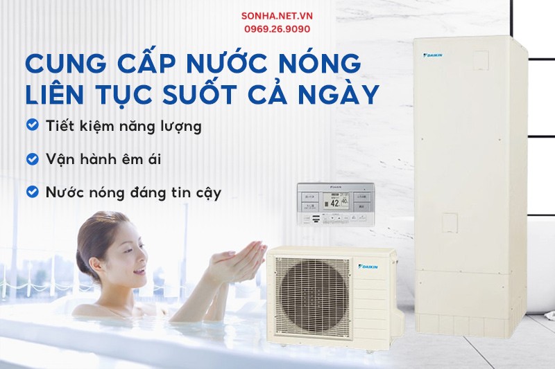 BỒN-TUN46WV-MÁY-RQW45WV cung cấp nước nóng liên tục