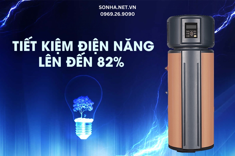 Tiết kiệm điện năng lên đến 82%, dải nhiệt độ hoạt động rộng