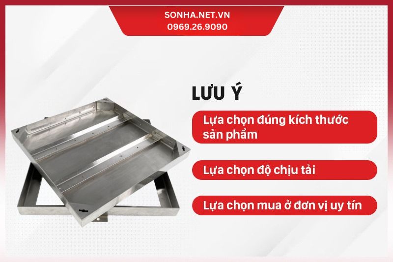 Lưu ý khi mua nắp hố ga inox