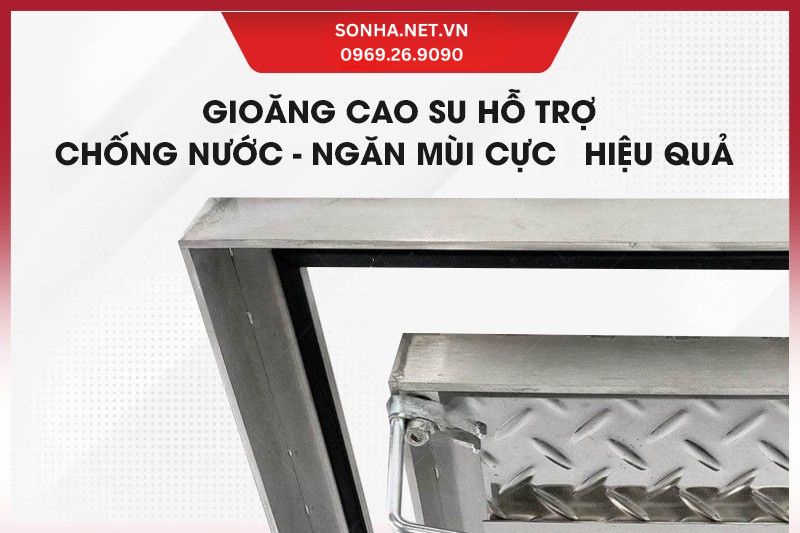 Lợi &iacute;ch khi sử dụng nắp hố ga inox 304 500x500x70, chịu tải 2.5 tấn