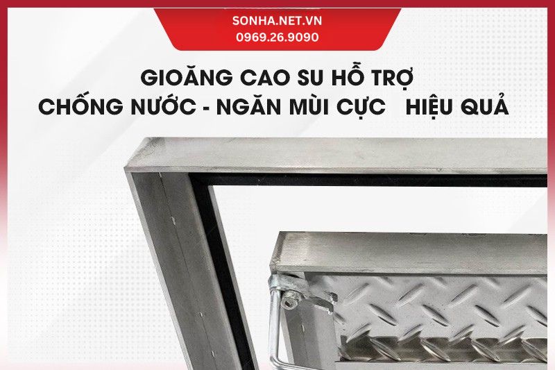 Lợi &iacute;ch tuyệt vời khi sử dụng nắp hố ga inox 304 1000x1000x60, chịu tải 1 tấn
