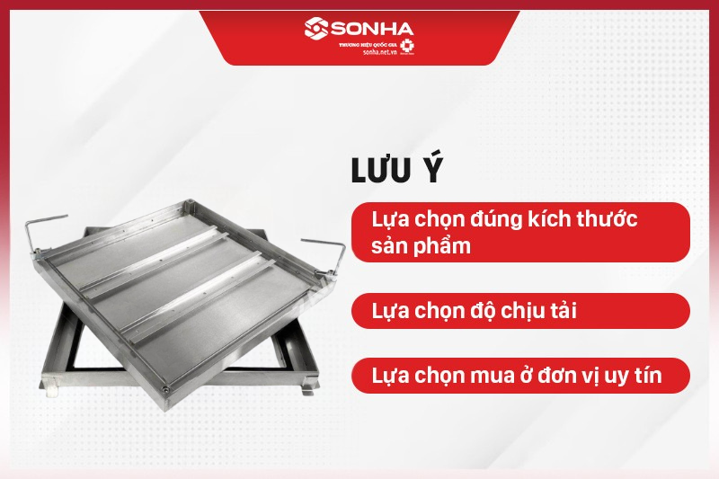 Lưu ý khi lựa chọn nắp hố ga inox 304 chống nước, ngăn mùi