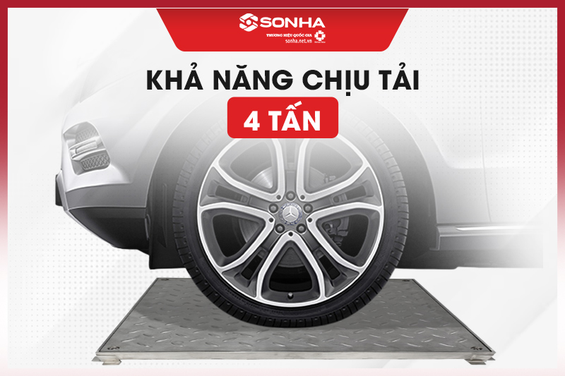 Nắp hố ga với khả năng chịu tải cao lên đến 4 tấn 