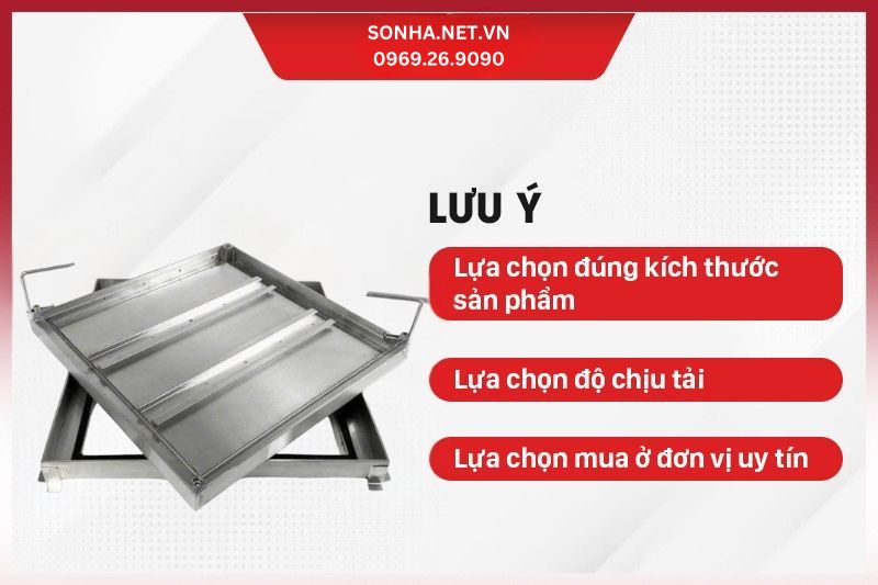 Lưu &yacute; khi lựa chọn nắp hố ga inox 304 chống nước, ngăn m&ugrave;i