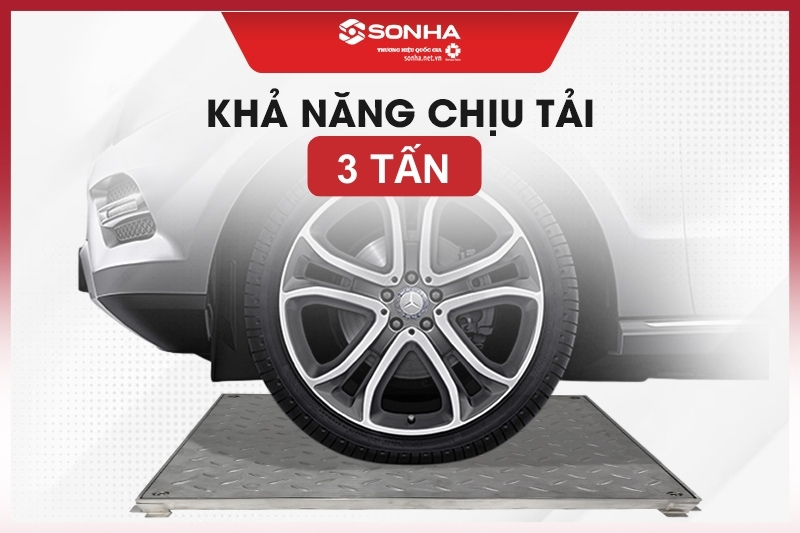 Khả năng chịu tải cao lên đến 3 tấn của nắp hố ga inox 