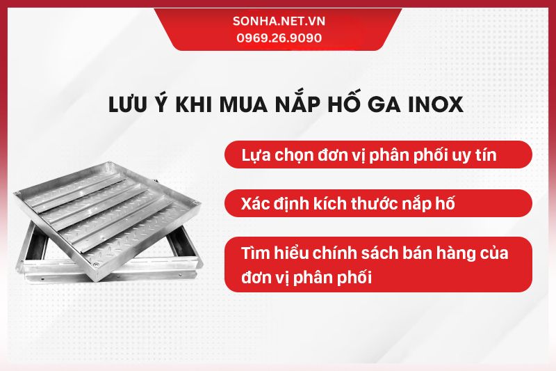 Nắp hố ga inox 304 giảm gi&aacute; sốc 20% tại Sonha.net.vn