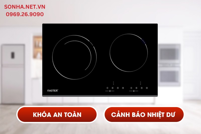 Tính năng ưu việt của bếp từ đôi Faster FS 600I