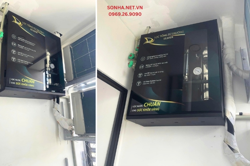 Lắp đặt bộ siêu lọc tổng từ trường Elizer E-S111C tại nhà khách hàng