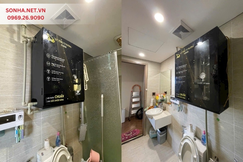 Lắp đặt bộ siêu lọc tổng từ trường Elizer E-S211C tại nhà khách hàng