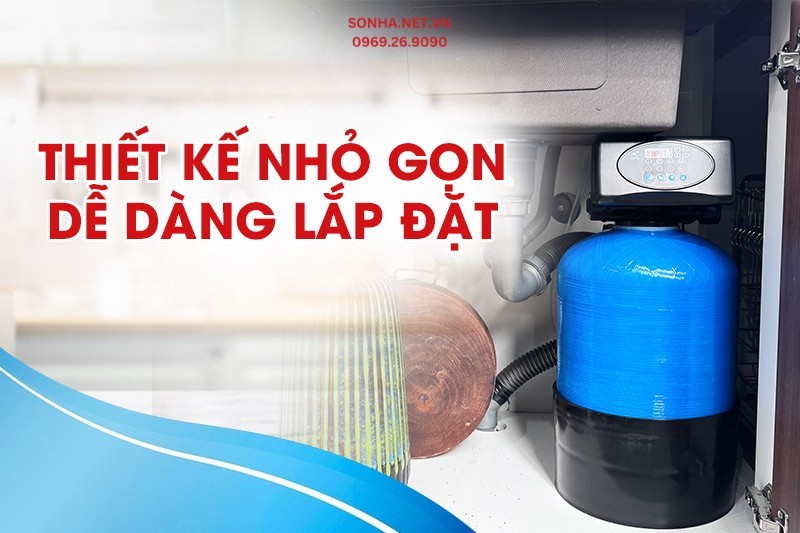 Thiết kế nhỏ gọn - dễ dàng lắp đặt