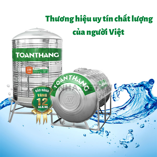 Bồn inox Toàn Thắng Thương hiệu uy tín chất lượng của người Việt