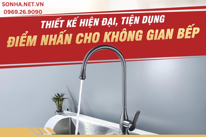 Thiết kế hiện đại, tiện dụng – Điểm nhấn cho không gian bếp