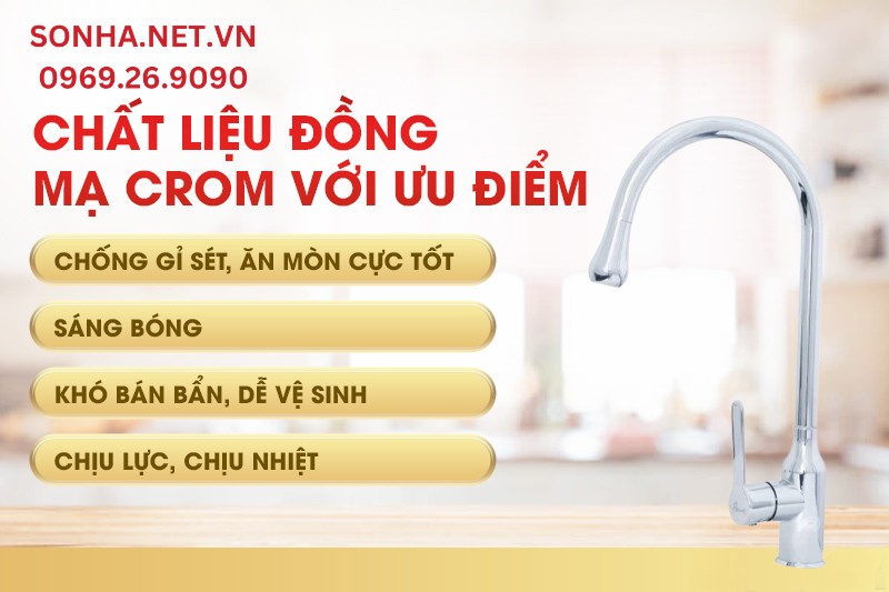 Vòi rửa bát Bancoot sản xuất bằng chất liệu cao cấp