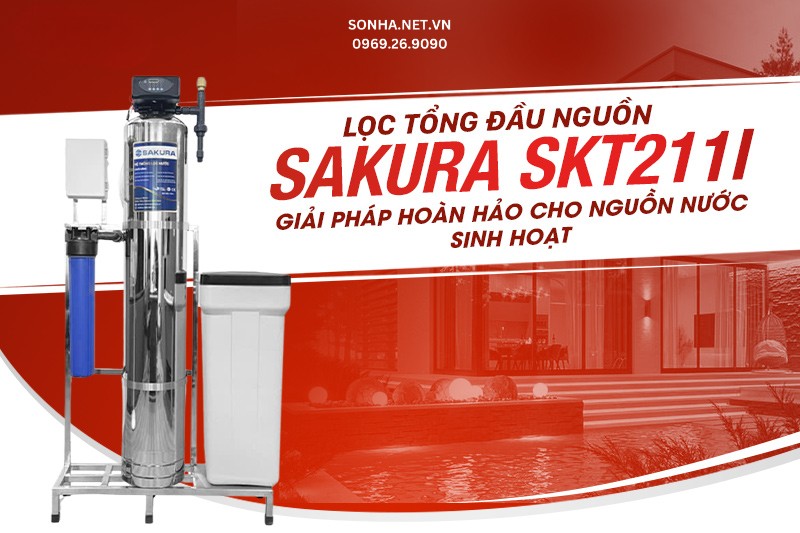 Hình ảnh thực tế máy lọc nước sinh hoạt Sakura SKT211I