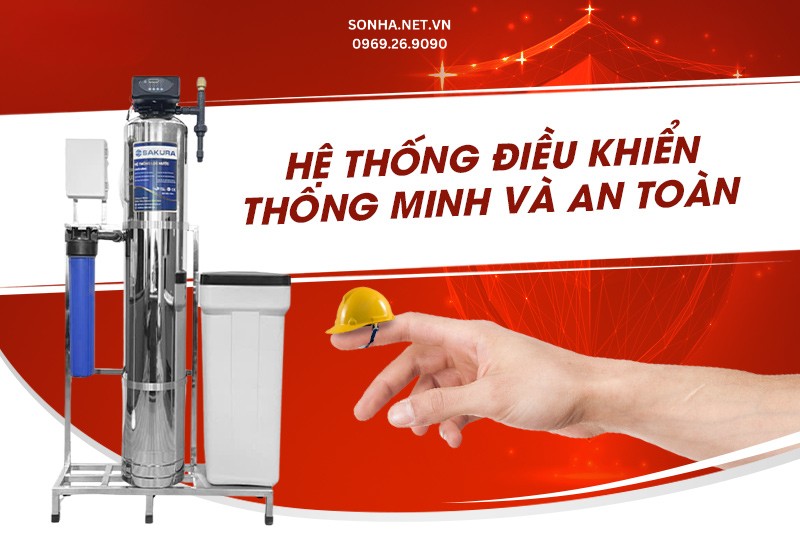 Sakura SKT211I có hệ thống điều khiển thông minh và an toàn