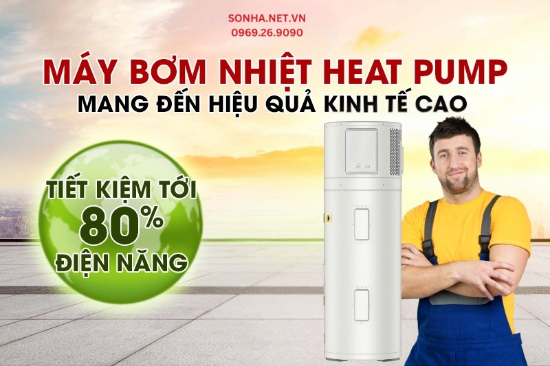 Heat Pump All In One Midea RSJ-15/190RDN7-L2 tiết kiệm chi phí