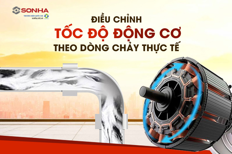  Điều chỉnh tốc độ động cơ theo dòng chảy thực tế