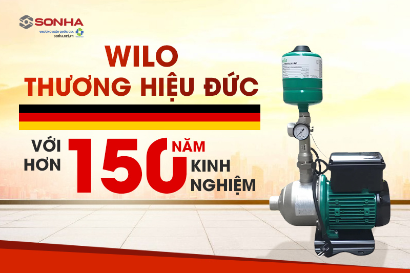 PBI - L203EA thuộc Wilo - thương hiệu Đức với hơn 150 năm kinh nghiệm