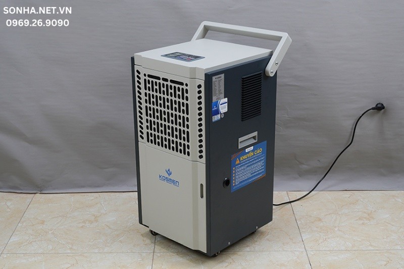 H&igrave;nh ảnh thực tế m&aacute;y h&uacute;t ẩm kh&ocirc;ng kh&iacute; c&ocirc;ng suất lớn Kosmen KM-90S