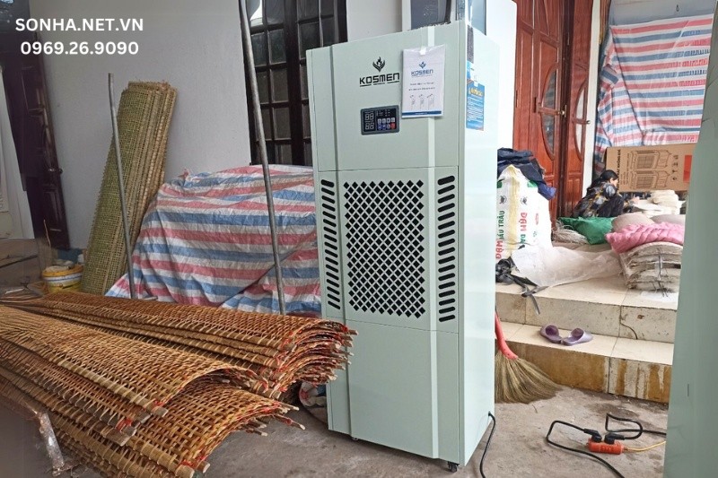 Hình ảnh thực tế của máy hút ẩm công nghiệp Kosmen KM-180S