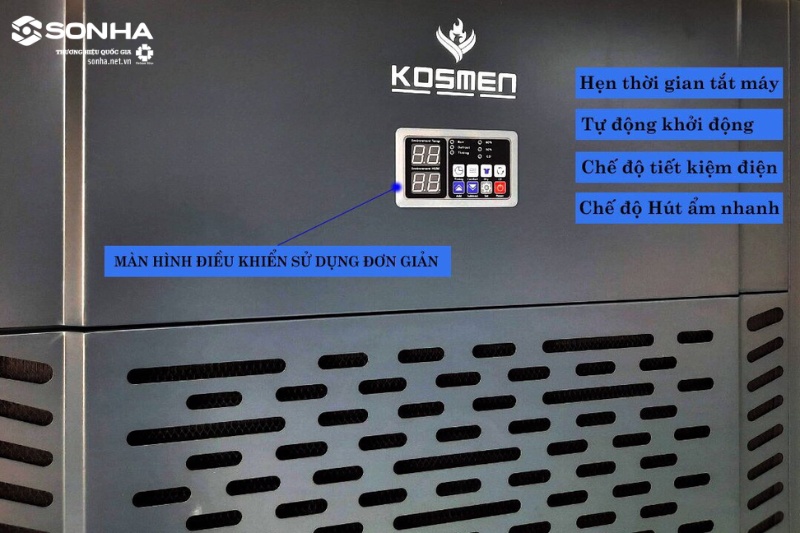 Kosmen KM-480S sở hữu nhiều t&iacute;nh năng tự động ưu việt
