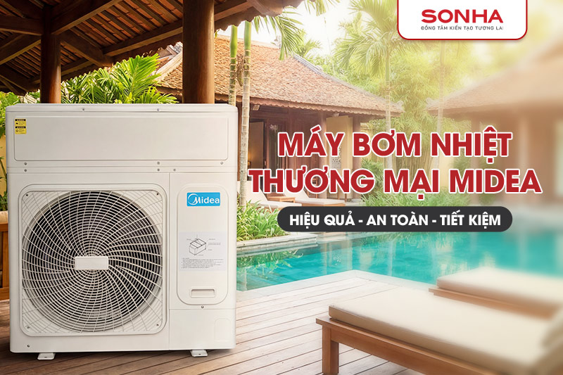 HeatPump Midea MHW-C20RN1 ph&ugrave; hợp với mọi dự &aacute;n thương mại