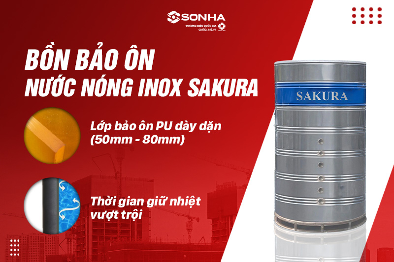 Hiệu suất giữ nhiệt của bình bảo ôn lên đến 5 ngày