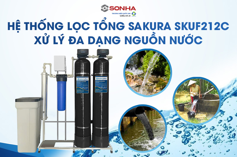 Lọc tổng Sakura SKUF212C được thiết kế để ứng dụng rộng rãi