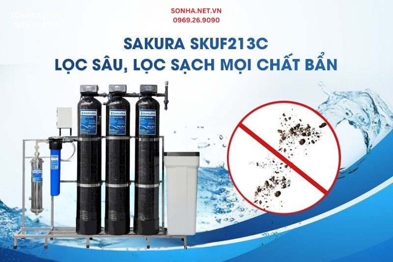 Lọc đầu nguồn Sakura SKUF213C công nghệ lọc vượt trội