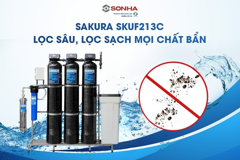 Lọc đầu nguồn Sakura SKUF213C công nghệ lọc vượt trội