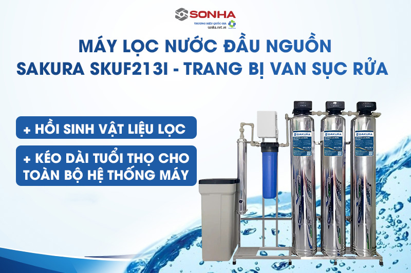 Trang bị van sục rửa tự động giúp hồi sinh vật liệu lọc