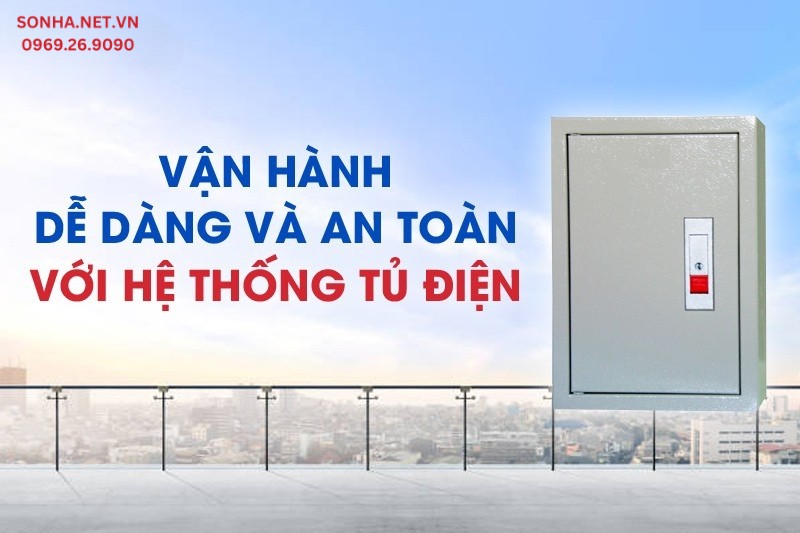 Lọc nước giếng khoan SKGK313MI Vận hành an toàn với tủ điện thông minh