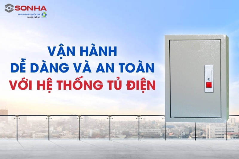 Lọc nước giếng khoan SKGK313MI Vận hành an toàn với tủ điện thông minh