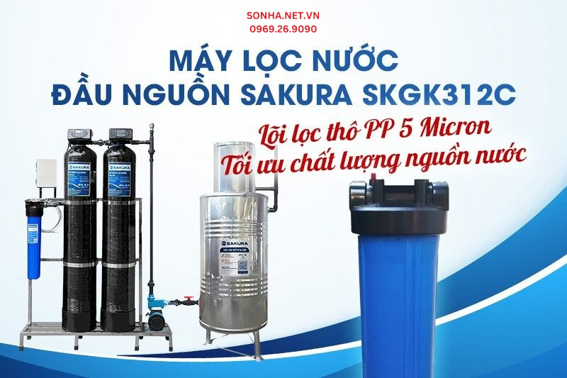 Lõi lọc PP 5 micron đảm bảo nguồn nước đầu ra trong sạch, an toàn