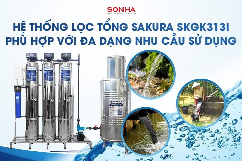 Sakura SGK313I có khả năng đáp ứng đa dạng nhu cầu sử dụng