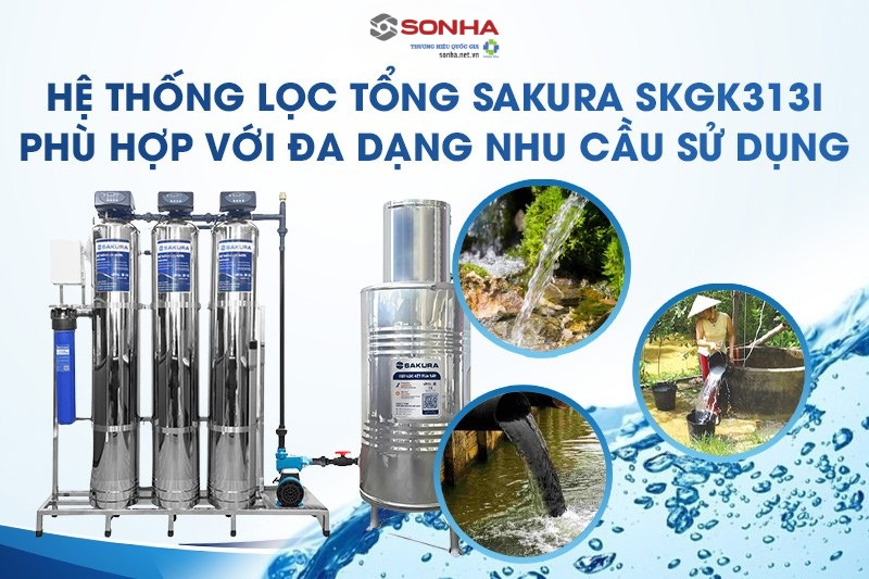 Sakura SGK313I có khả năng đáp ứng đa dạng nhu cầu sử dụng