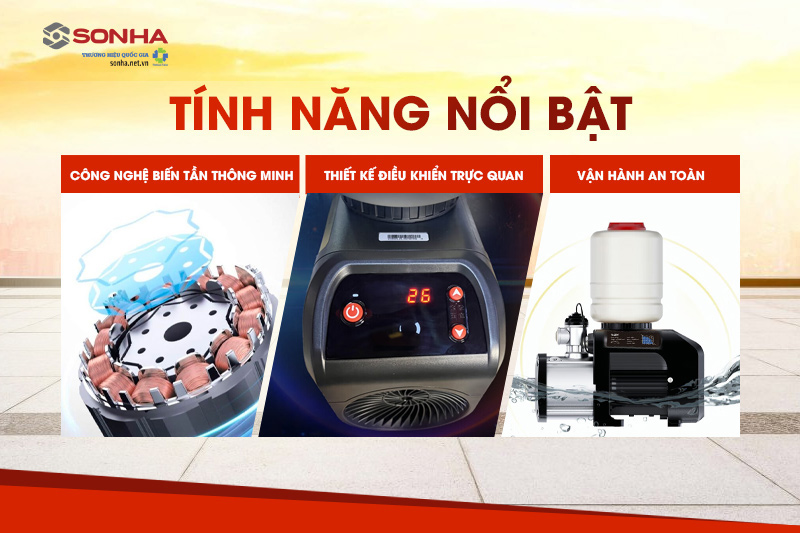 Tính năng nổi bật của máy bơm tăng áp Shirai IJLm 3-30AP