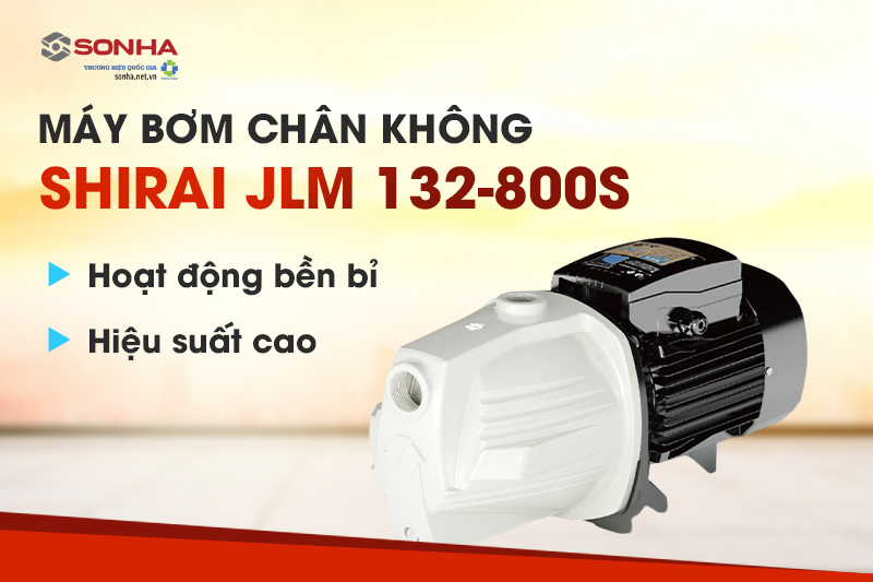 Máy bơm chân không Shirai 132-800S hoạt động bền bỉ, hiệu suất cao
