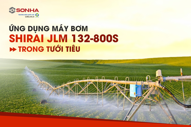  Ứng dụng của máy bơm chân không Shirai trong tưới tiêu