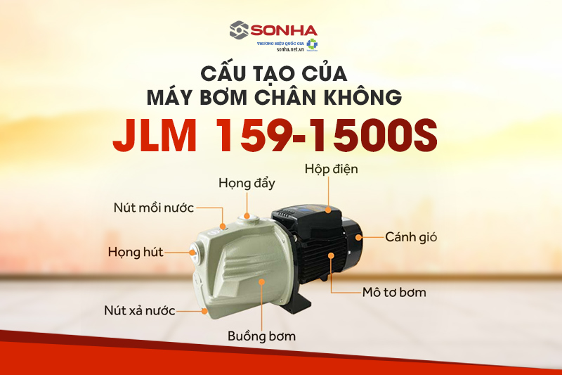 Cấu tạo của máy bơm chân không Shirai