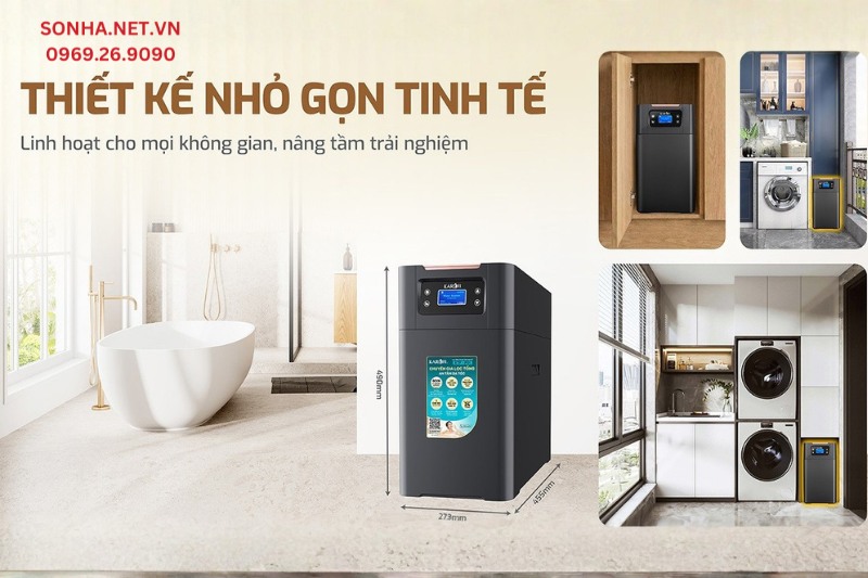 Hệ thống lọc tổng đầu nguồn Karofi KTF-P01 c&oacute; thiết kế sang trọng