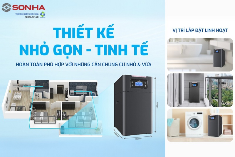 Hệ thống lọc tổng đầu nguồn Karofi KTF-P01 có thiết kế sang trọng